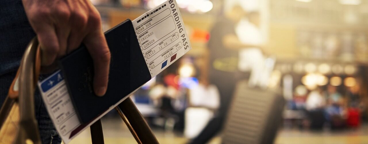 travel, airport, boarding pass